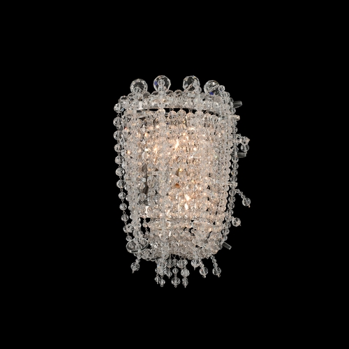 Allegri Lighting Cielo 2-Light Wall Sconce in Polished Chrome by Allegri Crystal 030624-010-FR001
