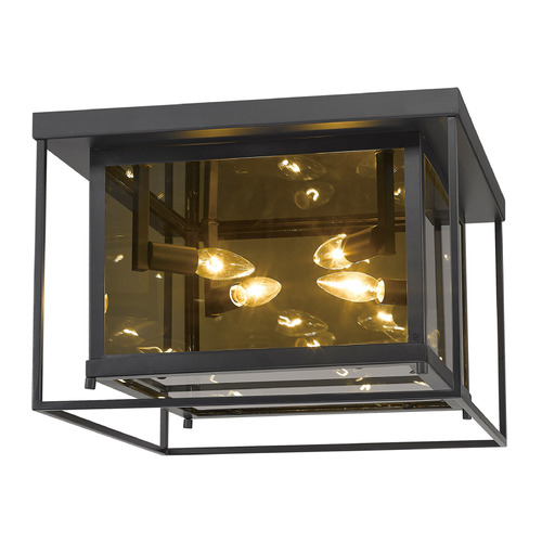 Z-Lite Infinity Misty Charcoal Flush Mount by Z-Lite 802F16-MC