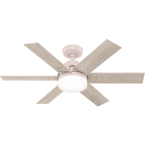 Hunter Fan Company Pacer Blush Pink LED Ceiling Fan by Hunter Fan Company 51207