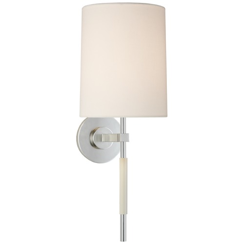 Visual Comfort Signature Collection Barbara Barry Clout Tail Sconce in Soft Silver by Visual Comfort Signature BBL2130SSL