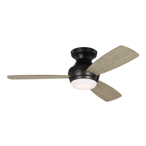Ikon 44-Inch 3CCT LED Fan in Aged Pewter by Visual Comfort & Co Fans