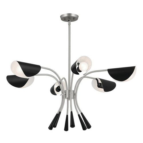 Kichler Lighting Arcus Satin Nickel Chandelier by Kichler Lighting 52559SN