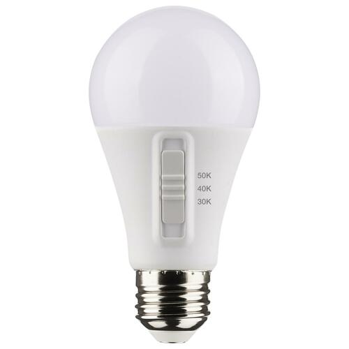 12W A19 3CCT LED Light Bulb 4-Pack by Satco Lighting