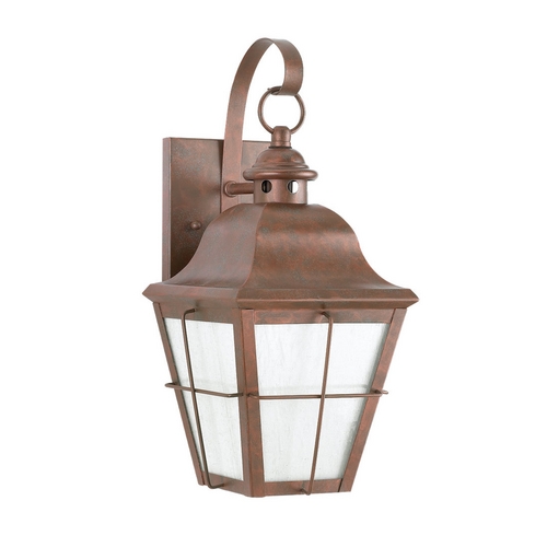 Chatham Outdoor Wall Light in Weathered Copper by Generation Lighting