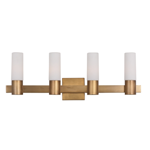 Mid-Century Modern Bathroom Light Brass Contessa by Maxim Lighting