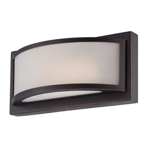 Modern LED Sconce Wall Light in Georgetown Bronze by Nuvo Lighting