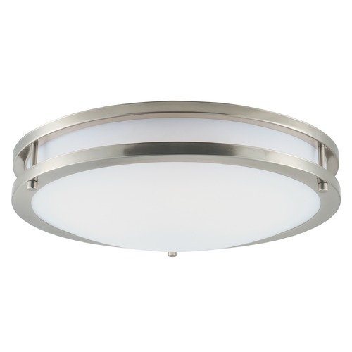 Maxim Lighting Linear LED Satin Nickel LED Flush Mount by Maxim Lighting 55544WTSN