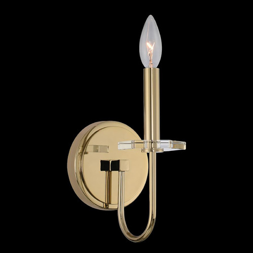 Allegri Crystal Bolivar Champagne Gold Sconce