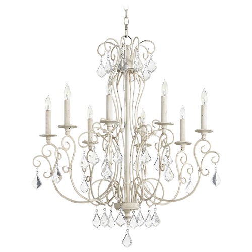 Quorum Lighting Ariel Persian White Chandelier by Quorum Lighting 6205-8-70