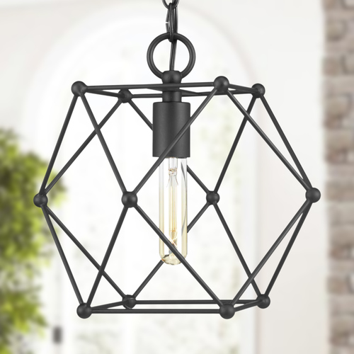 Progress Lighting Spatial Black Pendant by Progress Lighting P500082-031