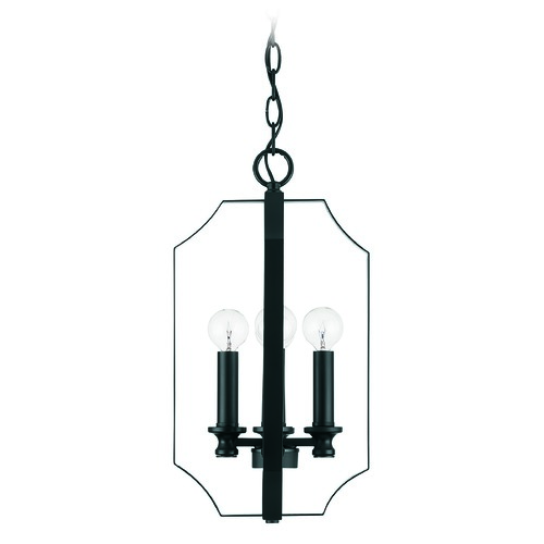 HomePlace by Capital Lighting HomePlace Myles Matte Black 4-Light Pendant Light with 540941MB