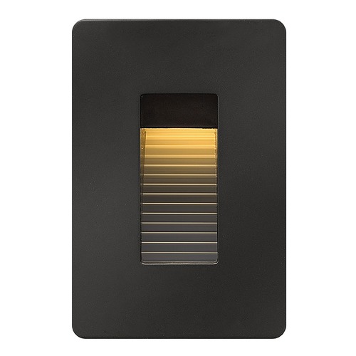 Luna 120V LED Vertical Step Light in Satin Black by Hinkley Lighting