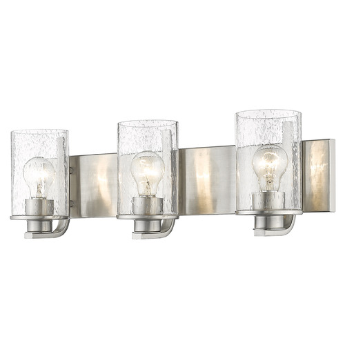 Beckett Brushed Nickel Bathroom Light by Z-Lite