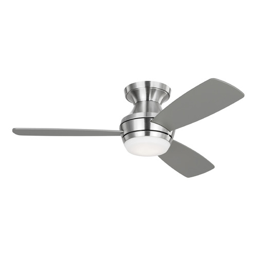 Visual Comfort Fan Collection Ikon 44-Inch 3CCT LED Fan in Steel by Visual Comfort & Co Fans 3IKR44BSD