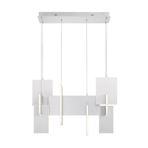 Coburg Aluminum LED Linear Chandelier by Eurofase Lighting