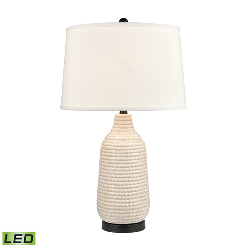 Elk Lighting Elk Lighting Kari Cream & Matte Black LED Table Lamp with Empire Shade S0019-9503-LED