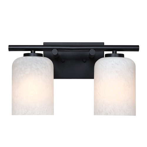 Bluestone Ridge 16-Inch Bath Light in Black by Designers Fountain