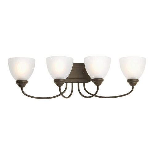 Progress Lighting Heart Bathroom Light in Antique Bronze by Progress Lighting P2928-20