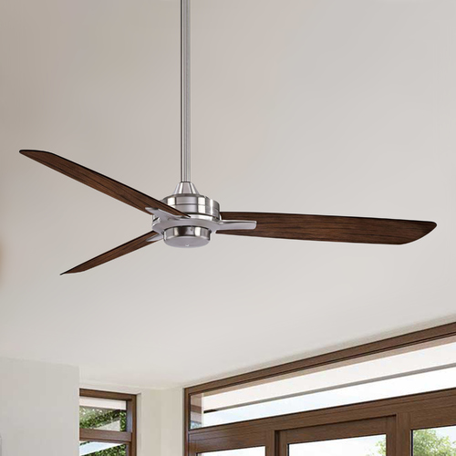 Rudolph 52-Inch Ceiling Fan in Brushed Nickel by Minka Aire