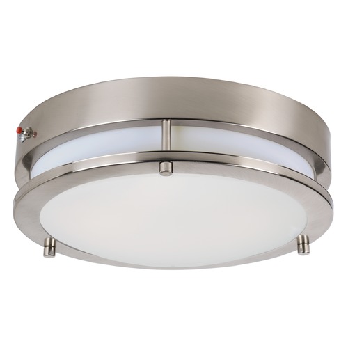 Maxim Lighting Linear LED Satin Nickel LED Flush Mount by Maxim Lighting 55546WTSN