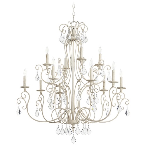 Quorum Lighting Ariel Persian White Chandelier by Quorum Lighting 6205-12-70