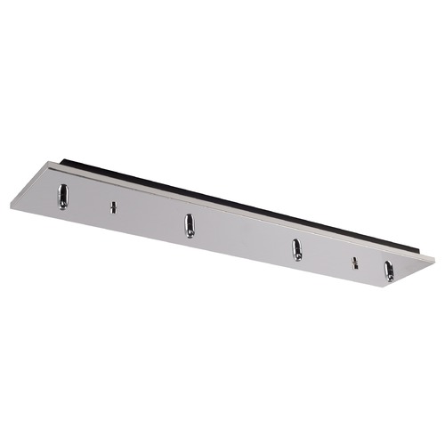 Multi-Port Canopy Chrome Ceiling Adaptor by Kuzco Lighting