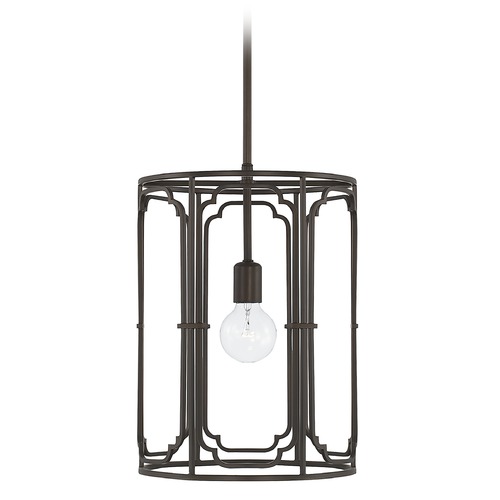 HomePlace by Capital Lighting Merrick 12-Inch Wide Old Bronze Pendant by HomePlace by Capital Lighting 343411OB