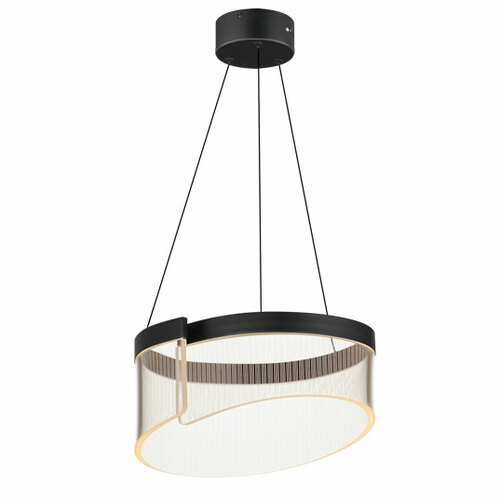 Sonata LED Pendant in Black by ET2 Lighting