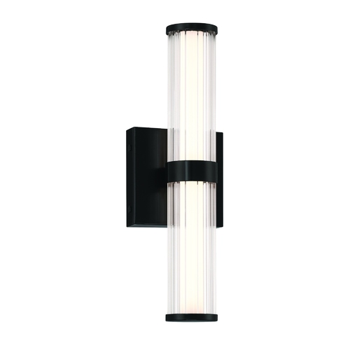Fayton 14-Inch LED Outdoor Wall Light in Black by Eurofase Lighting