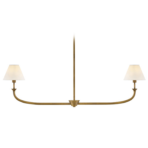 Greta Heritage Brass LED Island Light by Hinkley Lighting