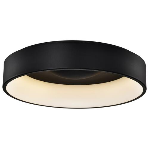 Satco Lighting Orbit 23.50-Inch 3CCT LED Flush Mount in Black by Nuvo Lighting 62-1454R1