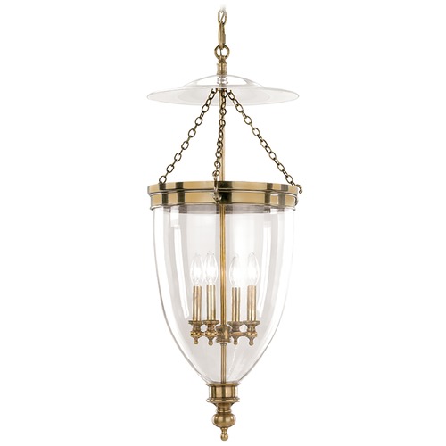 Hudson Valley Lighting Hanover Pendant in Aged Brass by Hudson Valley Lighting 143-AGB