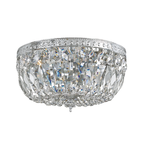 Crystorama Lighting Crystorama Crystal Semi-Flush Mount in Polished Chrome by Crystorama Lighting 712-CH-CL-MWP