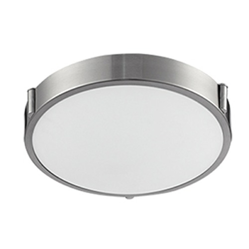 Floyd 11-Inch LED Flush Mount in Brushed Nickel by Kuzco Lighting