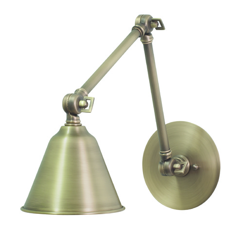 Library Antique Brass LED Wall Lamp by House of Troy Lighting