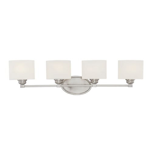 Kane 33-Inch Bath Light in Satin Nickel by Savoy House