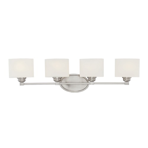 Savoy House Kane 33-Inch Bath Light in Satin Nickel by Savoy House 8-890-4-SN