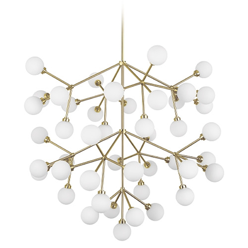 Visual Comfort Modern Collection Sean Lavin Mara Grande LED Chandelier in Brass by Visual Comfort Modern 700MRAGWR-LED927