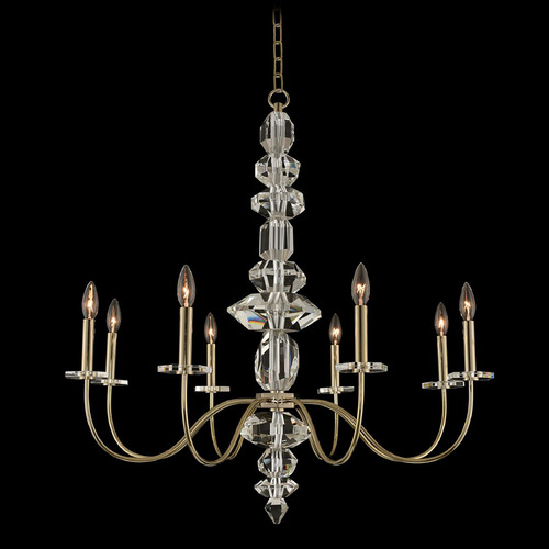 Allegri Crystal Bolivar Champagne Gold Chandelier