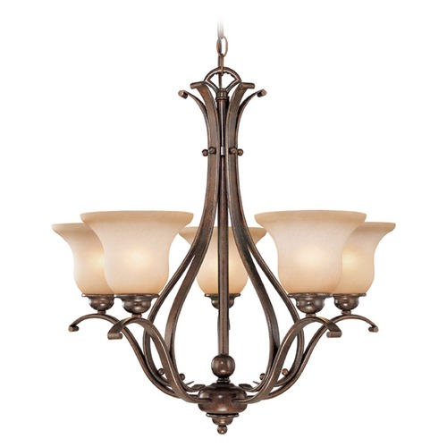 Vaxcel Lighting Monrovia Royal Bronze Chandelier by Vaxcel Lighting CH35405RBZ/B