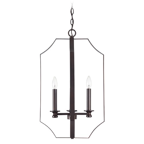 HomePlace by Capital Lighting HomePlace Myles Bronze 4-Light Pendant Light with 540942BZ