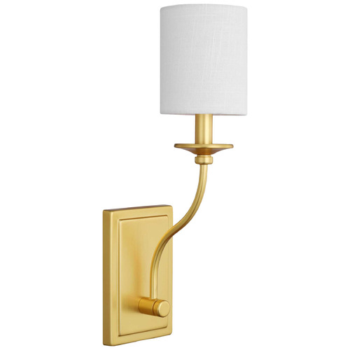 Progress Lighting Bonita Satin Brass Sconce
