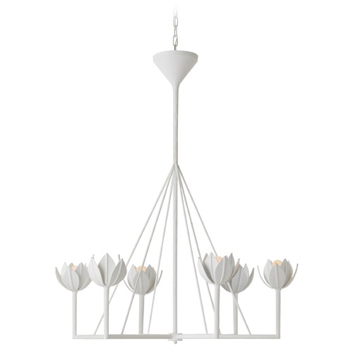 Julie Neill Alberto Chandelier in Plaster White by Visual Comfort Signature
