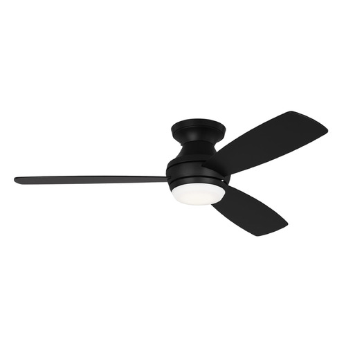 Visual Comfort Fan Collection Ikon 52-Inch 3CCT LED Fan in Black by Visual Comfort & Co Fans 3IKR52MBKD