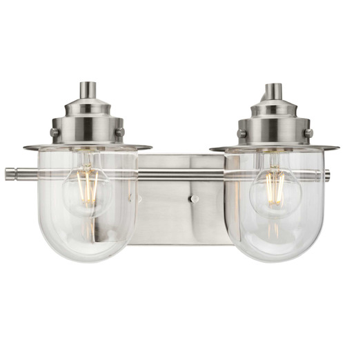 Progress Lighting Progress Lighting Northlake Brushed Nickel Bathroom Light P300435-009