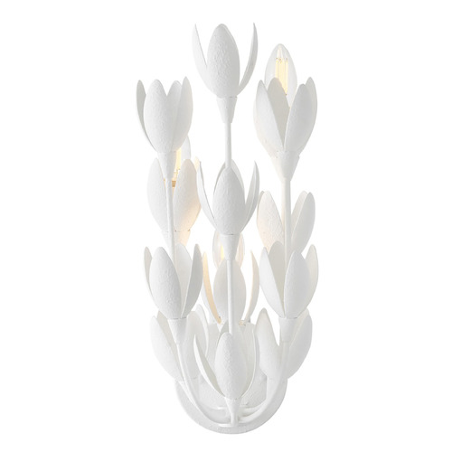 Flora Textured Plaster LED Sconce by Hinkley Lighting