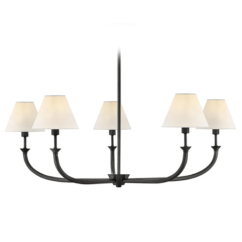 Greta Blackened Brass LED Chandelier by Hinkley Lighting