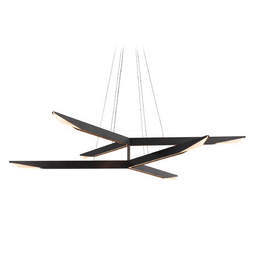 Kuzco Lighting Tachi Urban Bronze LED Chandelier