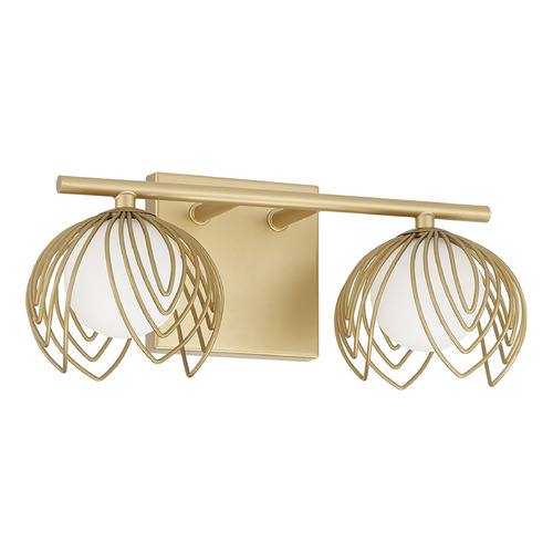 Capital Lighting Capital Lighting Flora Buffed Gold Bathroom Light 162121GF