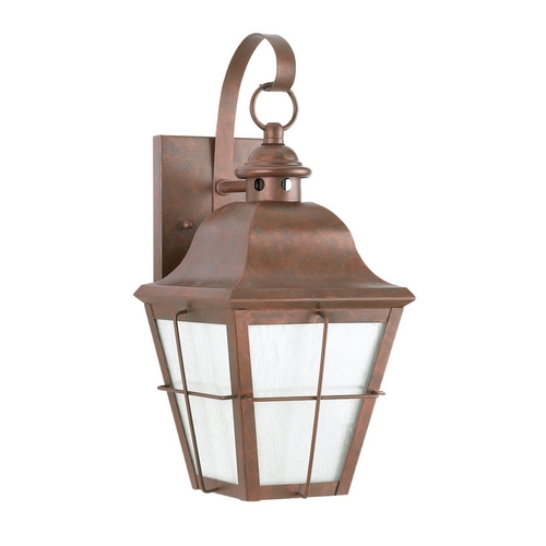 Generation Lighting Chatham Outdoor Wall Light in Weathered Copper by Generation Lighting 8463D-44